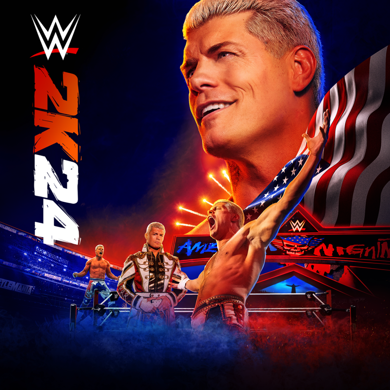 WWE 2K24 [Deluxe Edition] box art for Playstation 4